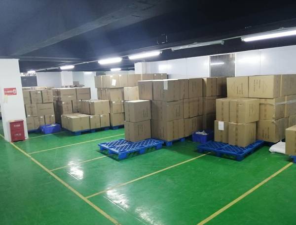 Finished product warehouse
